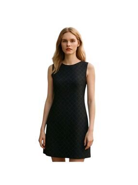 Taylor Black Sleeveless Above Knee Mini Cocktail Party Sheath Dress Size 8 NWT